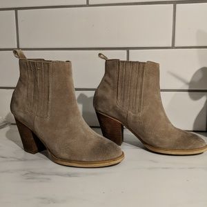Nubuck Leather / Suede Booties